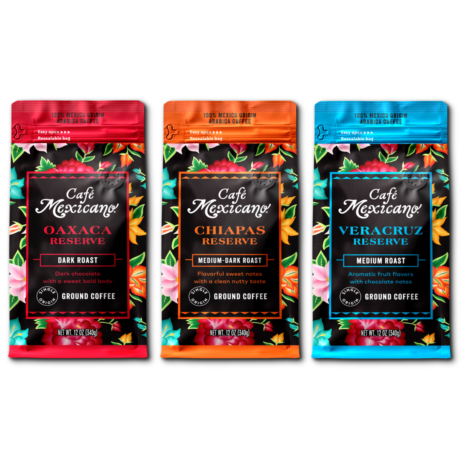 Café Mexicano Coffee Single Origin Variety Pack
